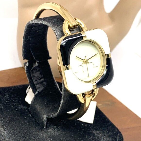 Tory Burch Womens Watch TBW6214SET Gold Cream Dial Bangle Interchangeable Bezel main image 5